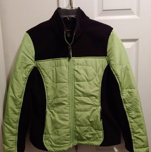 Style & Company Women's Neon & Black Sports Jacket